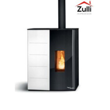 TWIGGY 10 ACIER BLANC POÊLE À PELLETS ECOFIRE PALAZZETTI