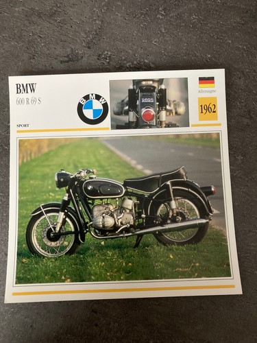 Carte fiche moto - carte, collection