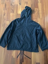 Armani Exchange Anorak Jacket Drawstring Button Pullover Large Vintage