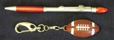 NEW FOOTBALL SHAPED PEN & CLIP
