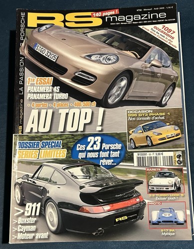 Magazine porsche août - magazine,
