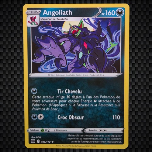 Cartes pokémon angoliath - :,