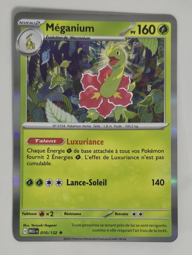 Carte pokémon meganium holo - carte,