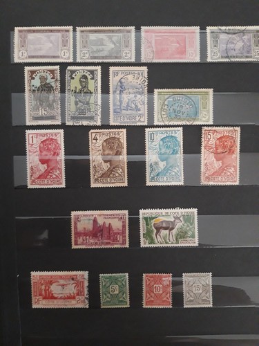 Timbres anciens la - 18, de