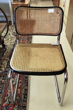 Chaise CESCA B64 Marcel Breuer Editee Par CIDUE Hetre Cannage Chrome 39MAG 30/07