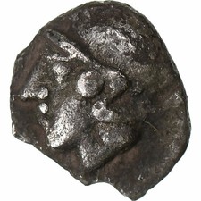 [#1276642] Aeolis, Hemiobol, ca. 450-400 BC, Elaia, Silver, EF, SNG-Cop:164