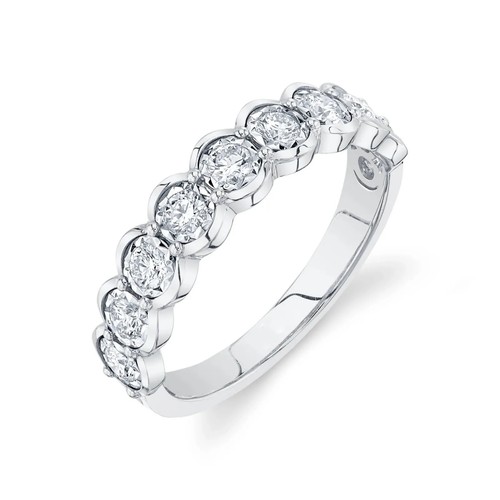 Femmes 14k blanc jonc - or,