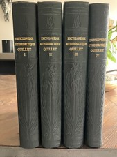 4 volumes encyclopédie autodidactique QUILLET 1947