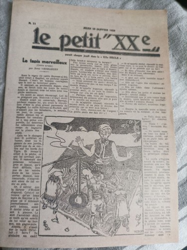 Tintin fac similé petit - tintin, xx