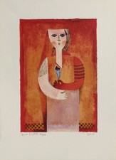 SAMY BRISS - ILLEANA - 1975 lithographie signée