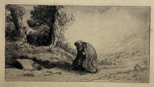 Vagabond gravure eau forte - gravure,