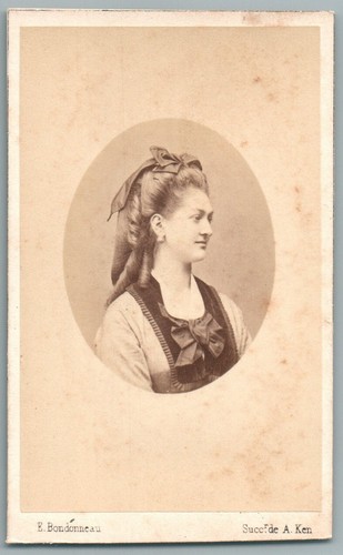 Cdv 1860 jeune femme - femme, au