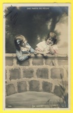 cpa S.I.P. Partie de Pêche ÇA MORD ! de Lucien à Lucienne PATENOTTE de SENLIS