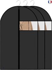 Lot de 3 housses à vêtements