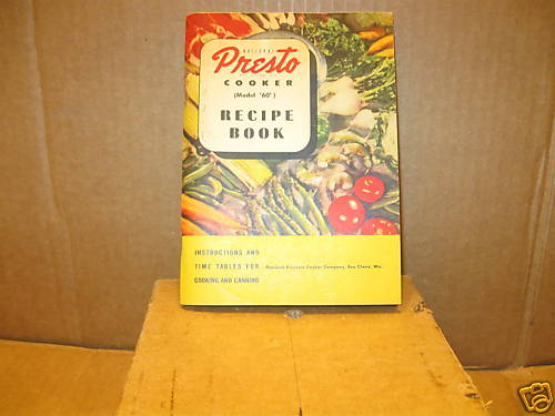 Presto cooker recipe - presto,