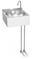 Lave mains inox mural normal