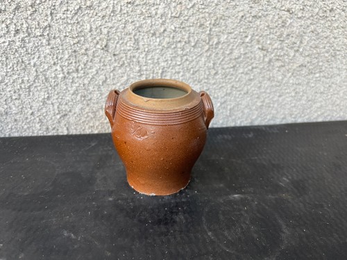 Petit pot rillettes ancien - pot,