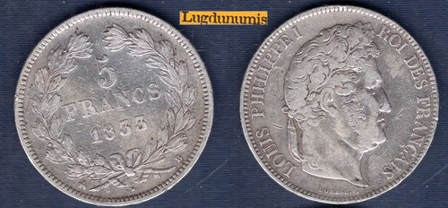 Francs 1833 nantes tb viii - t,