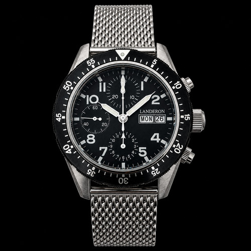 Landeron chronographe pilote - landeron,
