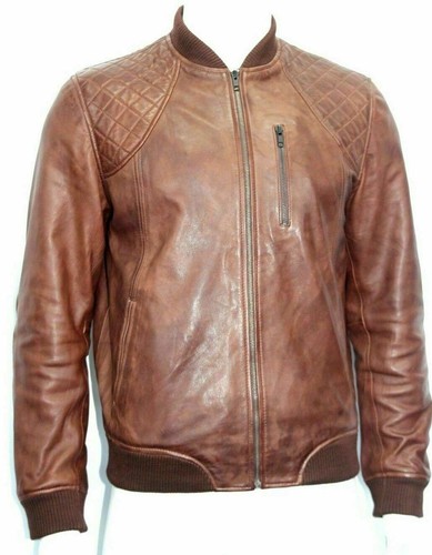 Blouson homme cuir agneau - cuir, d'agneau