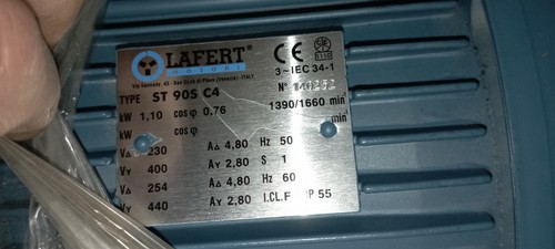 Lafert 5hp moteur st - 1.5hp,