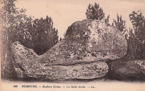 Nemours rochers greau la - rochers,