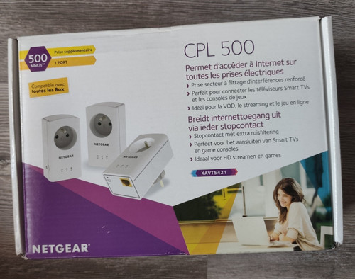 Netgear 500 mbps kit 3 - kit, cpl