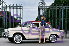 SIMCA ARONDE P60 + JOLIE FEMME