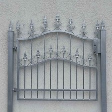 Porte Du Jardin Porte Métal Fer Forgé Porte Roma-GT100/100S Galvanisé Pf-Set 60