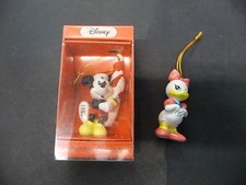 decoration de noel   disney mickey et daisy duck ceramique schmid 1988