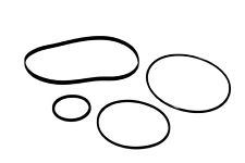 PIONEER CT-330 SET 4 COURROIES PLATINE DE CASSETTE EUROPÉEN SUPRÊME QUALITÉ 