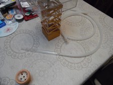 chicha décoration ou utilisable dorée et transparent