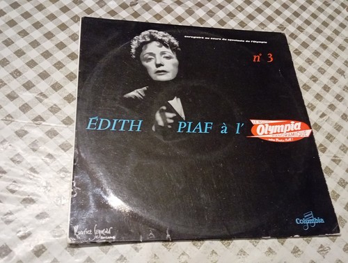 Disque vinyle 33t 25cm edith - 25cm,