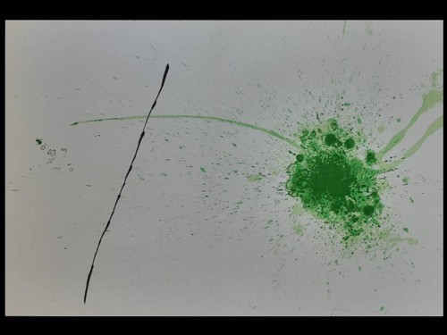 Joan miro composition vert - miro,,