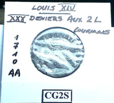 Louis XIV XXX Deniers aux 2 L