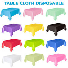 Nappe En Plastique Jetable Lavable Réutilisable Housse Rectangulaire