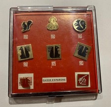 Coffret 8 Pin's - Banque Caisse d'Epargne