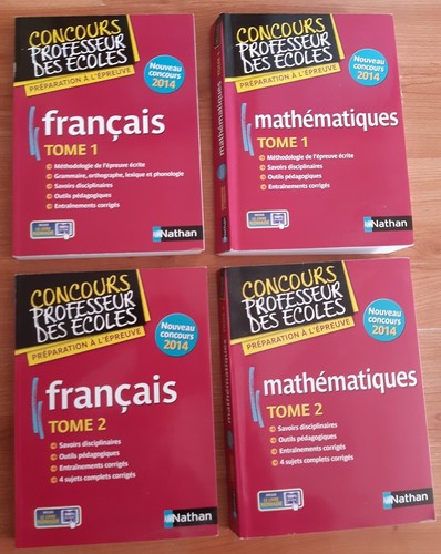Lot livres français et - de,