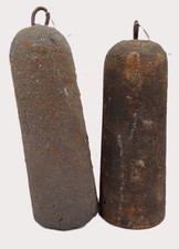 PAIRE DE POIDS D'HORLOGE