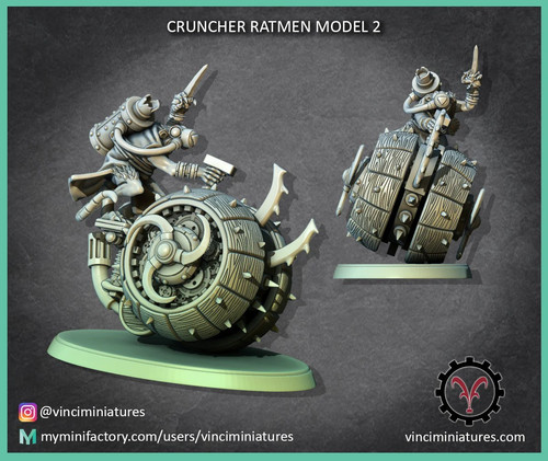 Cruncher homme rat - cruncher,