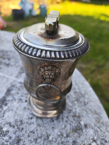Ancien briquet table métal - briquet,