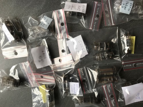 Lot tubes lampes radio tsf