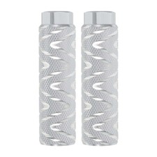 2 pédales vélo alliage alu antidérapantes pour axes 3/8" rayures blanches