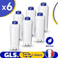 6x Filtre à eau pour machine à café De'Longhi DLSC002, ECAM, ESAM, ETAM Série
