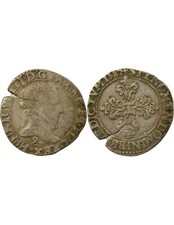 France Henri III - 1/2 Franc