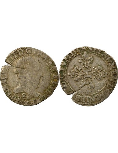France henri iii 2 franc - -,