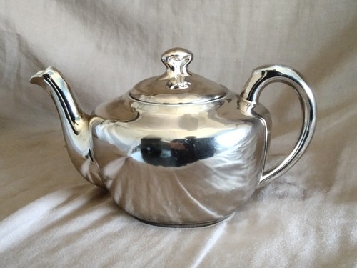 Théière argentée porcelaine - théière,