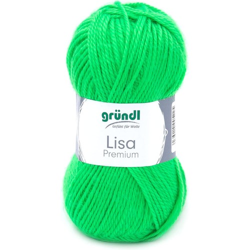 Pelote laine vert - -, fluo