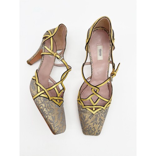 Prada vintage gold - prada, floral