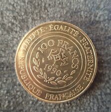 Pièce de 100 francs Charlemagne 1990